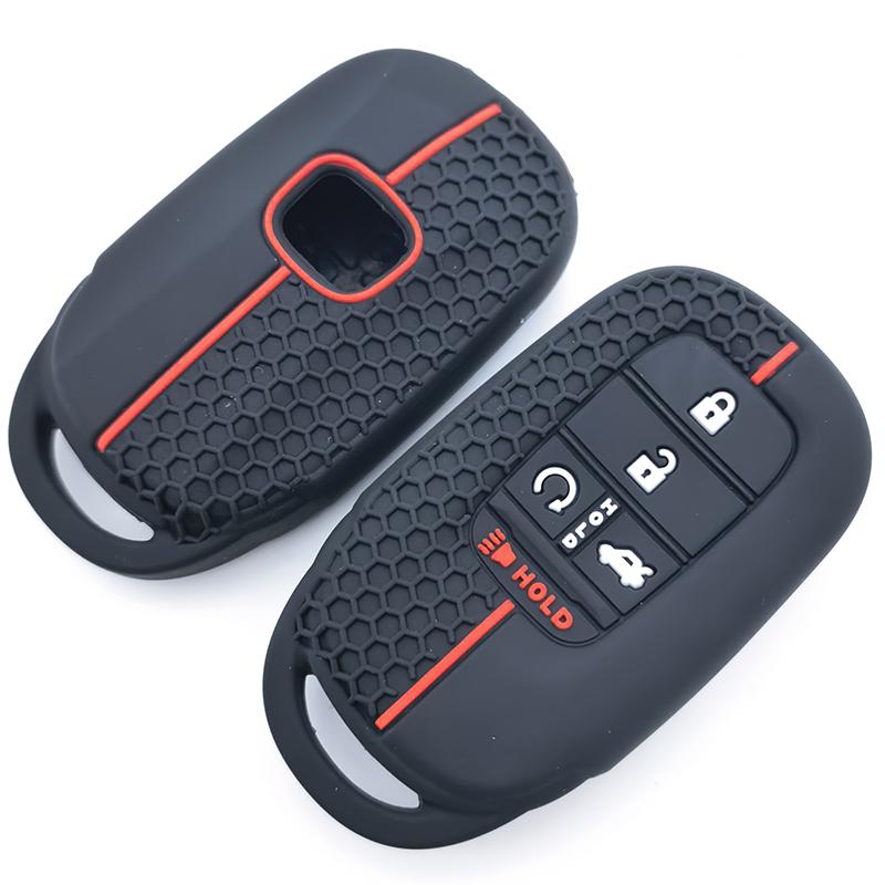Per Honda Accord Civic Hr-V Cr-V Pilot Sport Si Ex Ex-L Custodia in Silicone per Chiave Auto Copertura Guscio Portachiavi Accessori