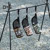 Outdoor Cutlery Storage Bag with Mesh Pocket Waterproof Portable Travel Camping Picnic Chopstick Fork Spoon Utensils Organizer Drying Carrying Bag