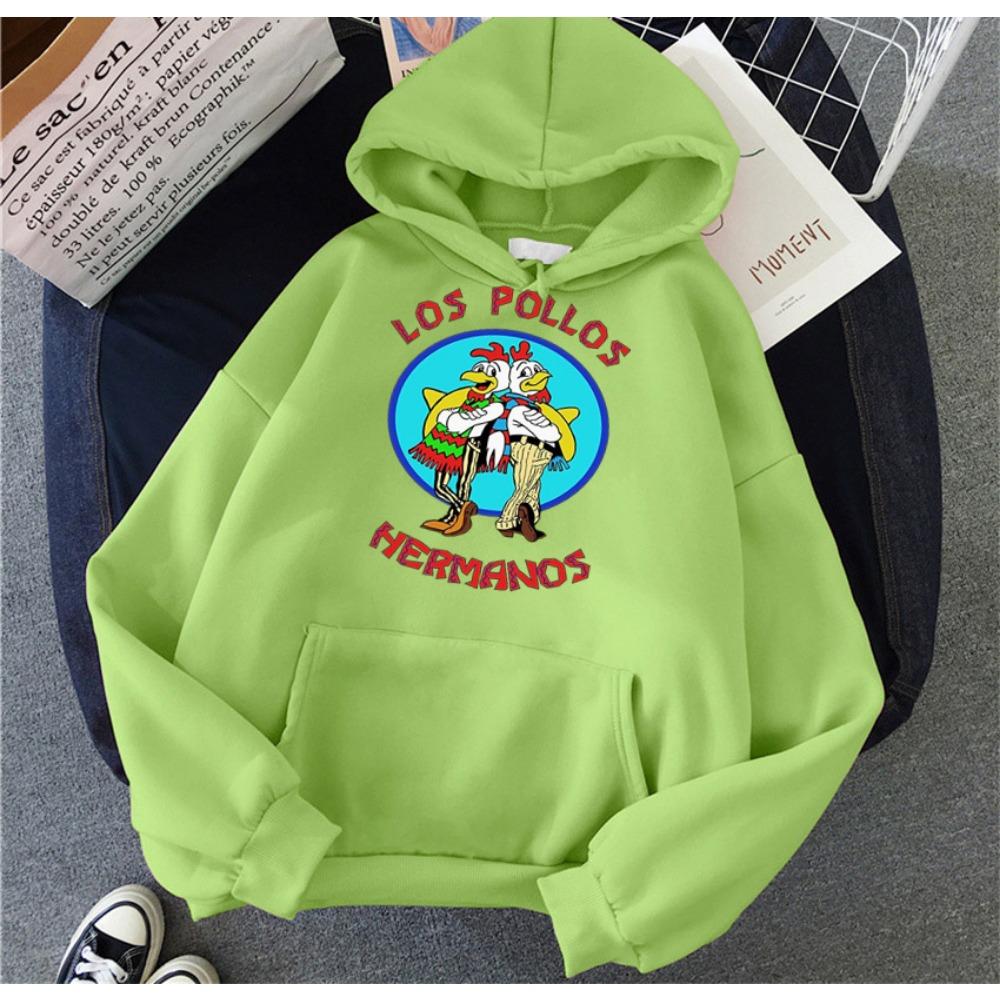 LOS POLLOS Hermanos Film für Frauen Hoodie Lustiges Chicken Brothers Sweatshirt Übergroße Männer Hoodies Pullover Hip Hop Streetwear