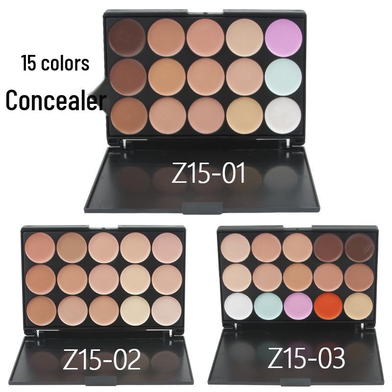 15-Color Concealer & Contour Cream Palette