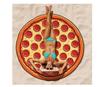 Hamburgers Donuts Fashionable Pizza Design Beach Towels Suitable For Daily Use