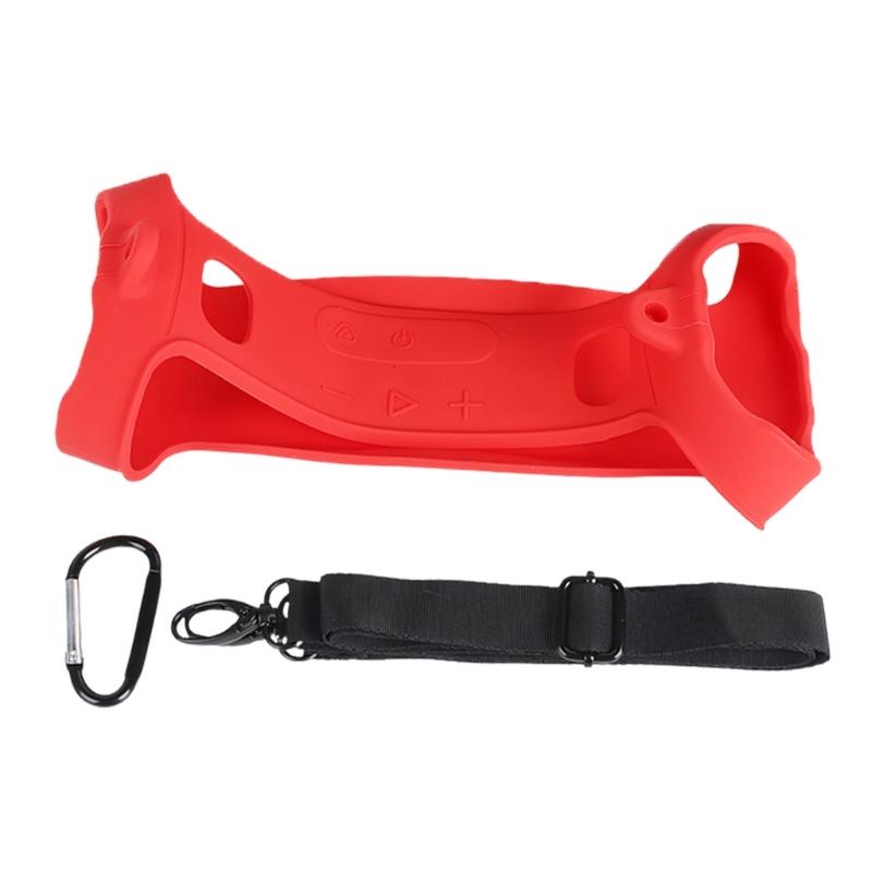 Soft Silicone Protective Case with Buckle For Charge 6 Speaker Shockproof Cover Lightweight Outdoor Indoor Use