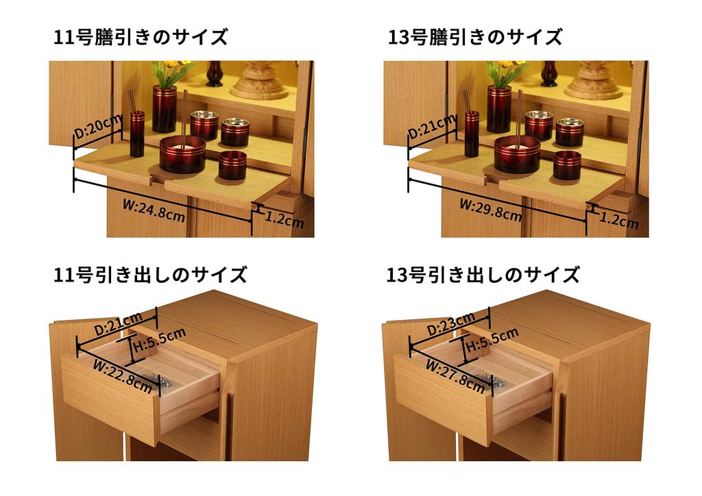 Oda Kobo Furniture-Style Buddhist Altar (Walnut, No. 13, Base Only)