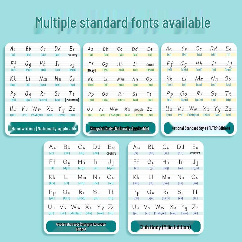 English Alphabet Handwriting Practice Book for Kids