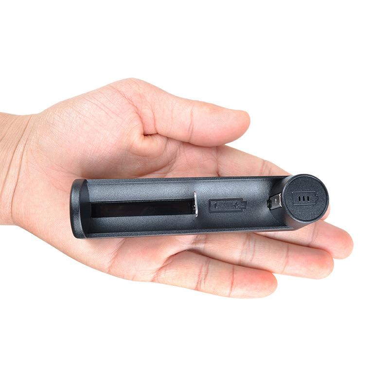 3.7V Smart Charger for Li-ion Batteries Auto-Stop Fully Charged, Fits 26650/18650/21700/16340/14500 For Flashlights E-Cigarettes