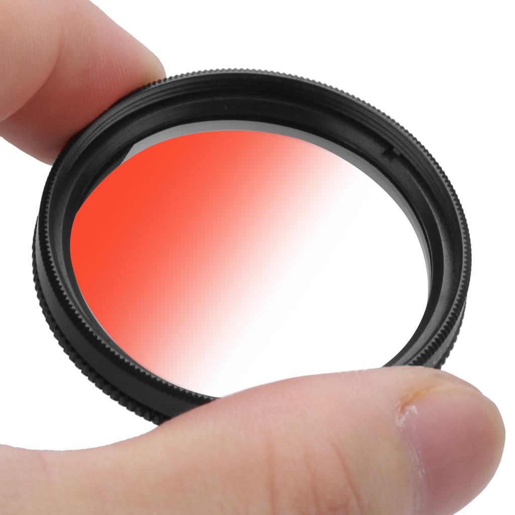 Junestar 40.5mm Gradient Filter Multilayer Coating Waterproof Gradual Colour Lens Filter for Camera
