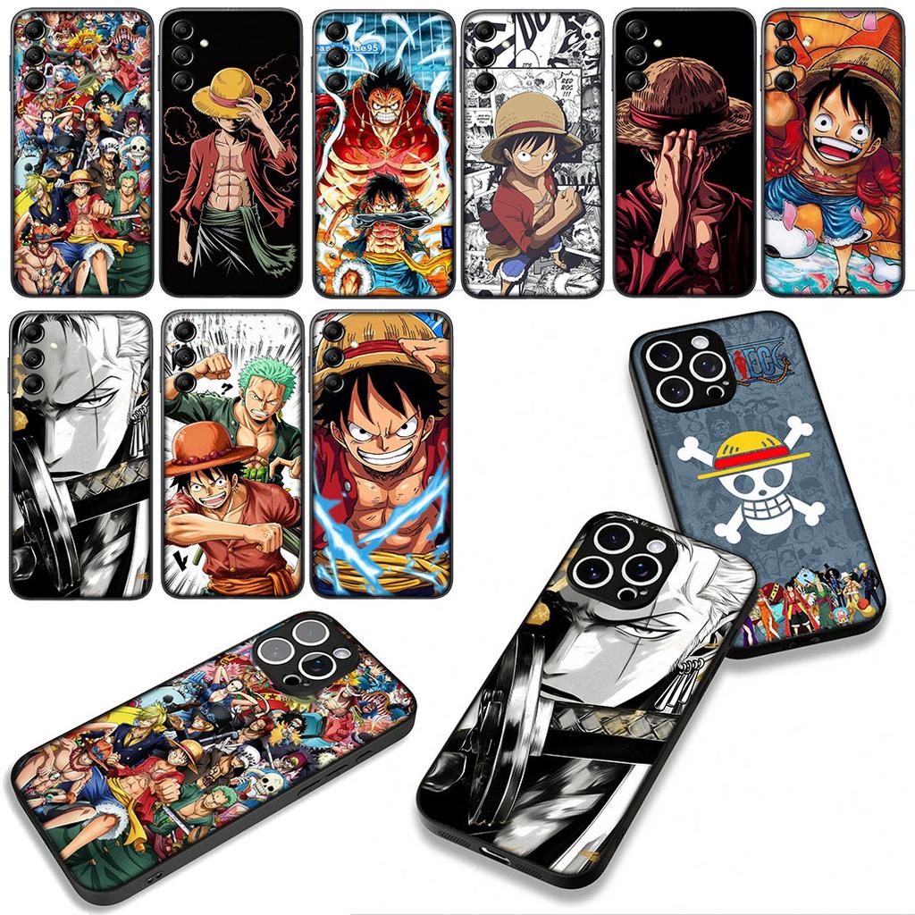 Luffy One Sanji Piece Roronoa Zoro for Samsung Galaxy A36 A17 A26 A07 A35 A54 A53 A13 A33 A34 S8 S9 S20 S21 FE S10 Plus Case