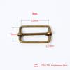 Stainless Steel Adjustable D-Ring Buckle - Copper Three-Speed Wire Pull Design