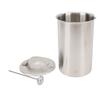 Steamed Meat Bucket Stainless Steel Kitchen Bacon Meat Pressure Cooker with Thermometer Type 1