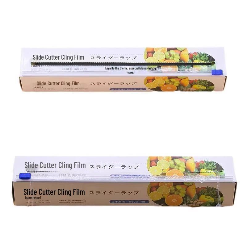 Intro Offer: Slide-Cut Cling Film with Cutter - Food-Grade Kitchen Essentials