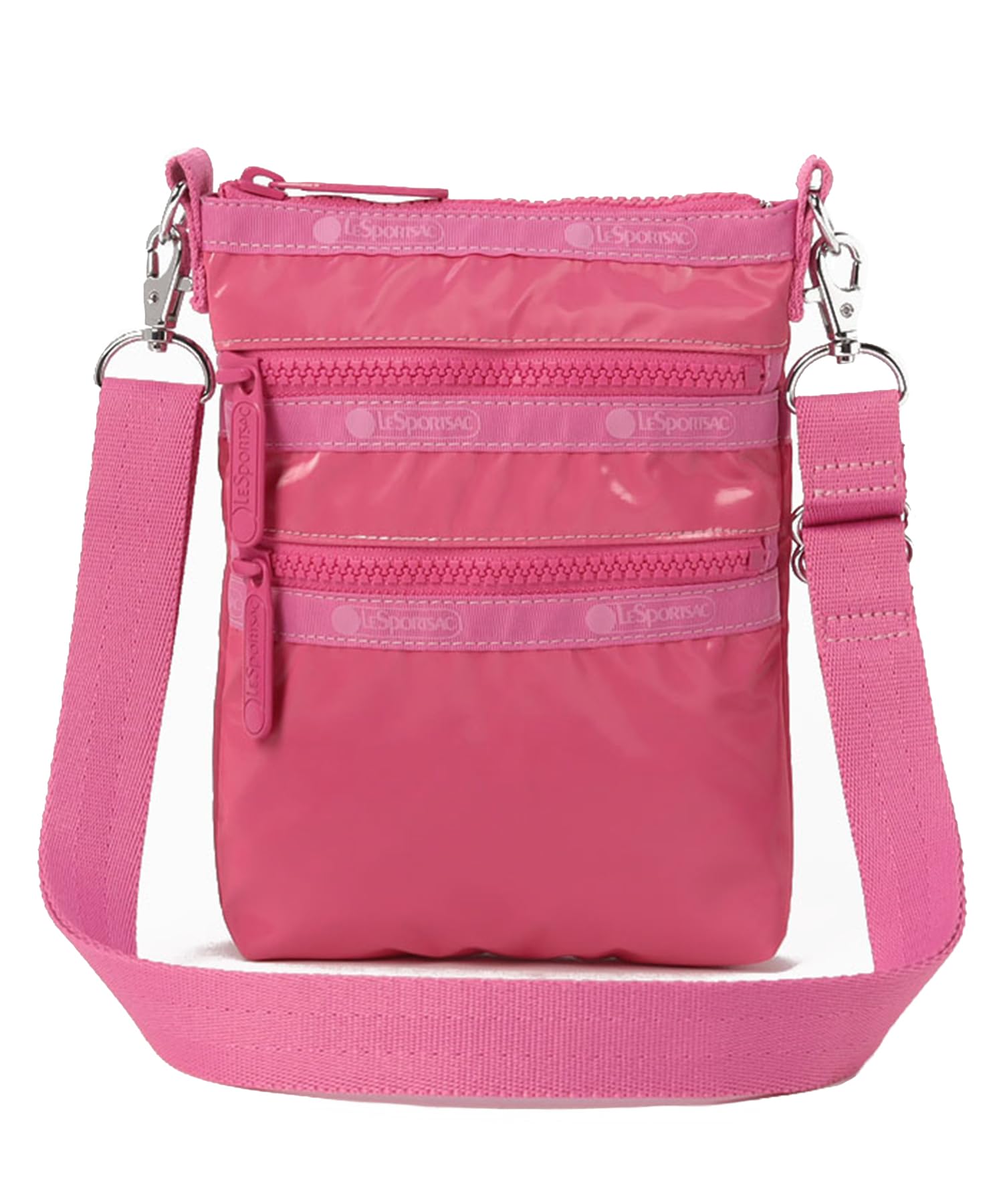 

Official Shoulder Bag 3 ZIP Rose Shine [LeSportsac] CROSSBODY/4007 Women s