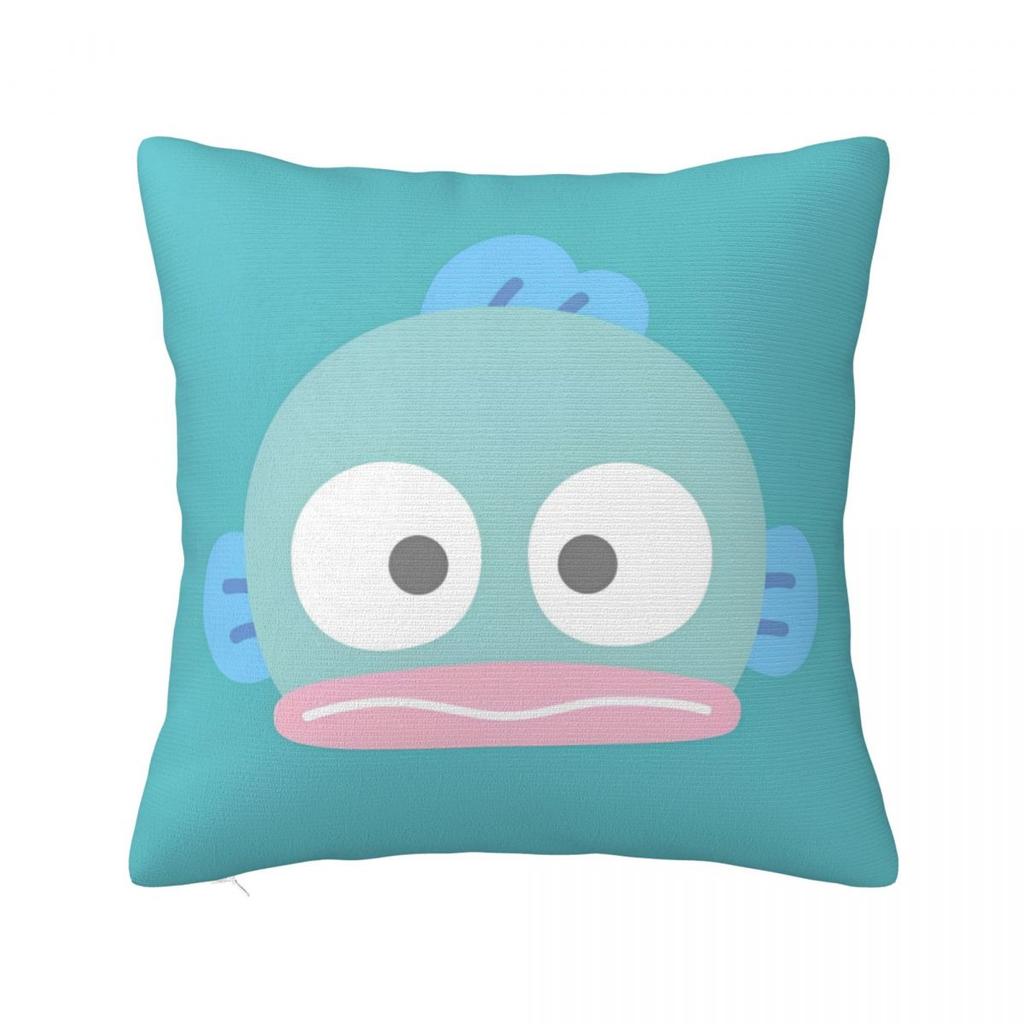 Cartoon Hangyodon Pillowcase Soft Polyester Cushion Cover Decorative Pillow Case Cover Home Square 45*45cm