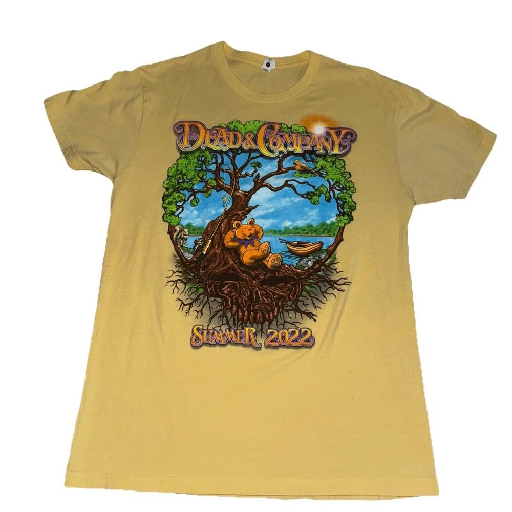 

Rare Dead amp Company Band Summer 2022 Tour Yellow S to 5XL Shirt ZL393 Unisex T-Shirt XXXXL