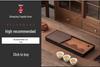 2026 Bamboo Tea Tray: Light Luxury, Small Draining Table with Water Storage and Dry Brew Design