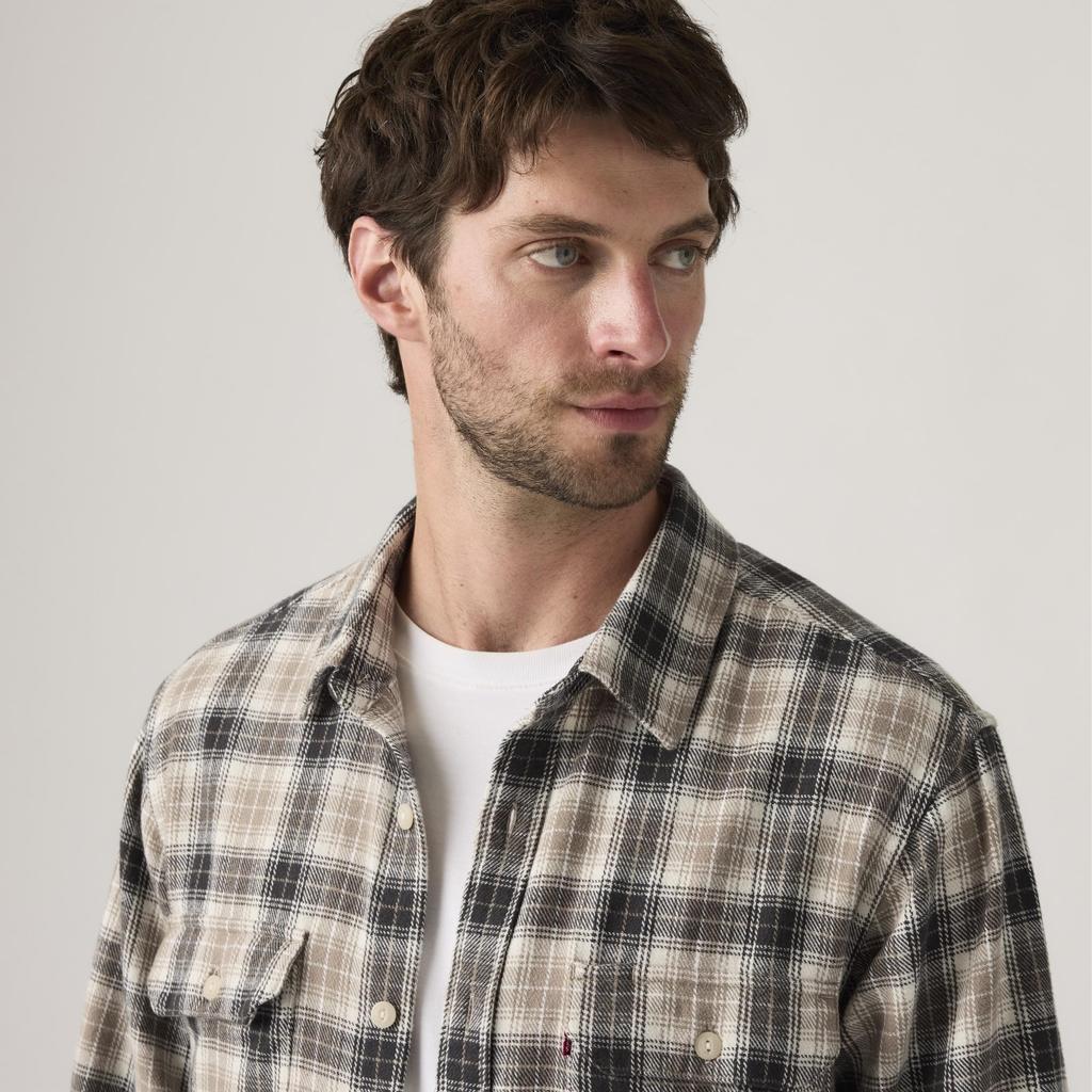 Levi's JACKSON WORKER Check Worker Shirt Long Sleeve Men's 19573-0289 US XL