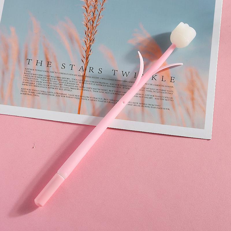 Color-Changing Rose Silicone Pen - Creative Gift for Students