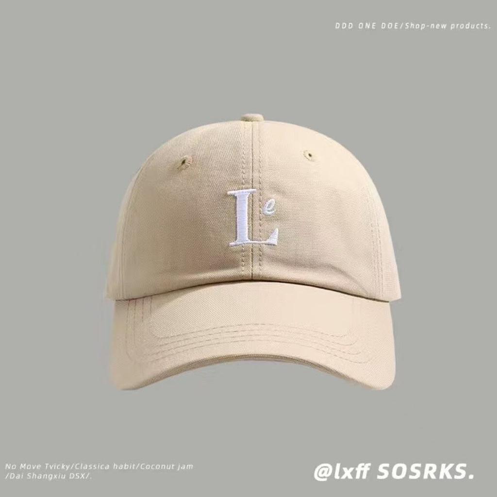 Hat Soft Top Embroidered Baseball Cap Classic Versatile Alphabet Personality Trend Premium Casual Men's and Women's Cap