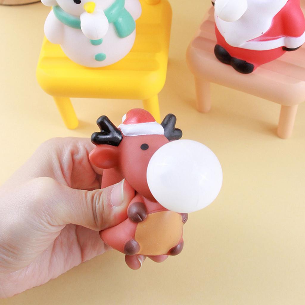 DIY Squeeze Fidgets Blow Bubble Inner Ball Stress Relief Toy Spoof Practical Joke Props for Adult ADD Anxiety Therapy
