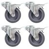 Day and Night - Day and Night Swivel Casters with Pin Hole 16 Pack 75mm