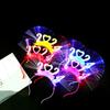 Letter LED Glow Headpiece LED Glow New Year Headdress 2024 Happy New Year Headband  New Year Gift