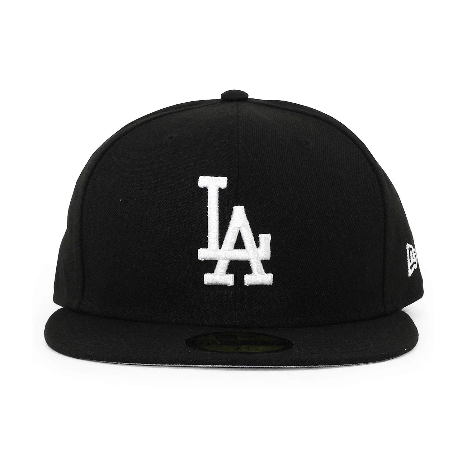 

[New Era] 59FIFTY Los Angeles Dodgers [MLB TEAM-BASIC FITTED CAPBLACK-WHITE] LOS ANGELES DODGERS Major League Baseball Cap Black (7-12 (approx. 59.6