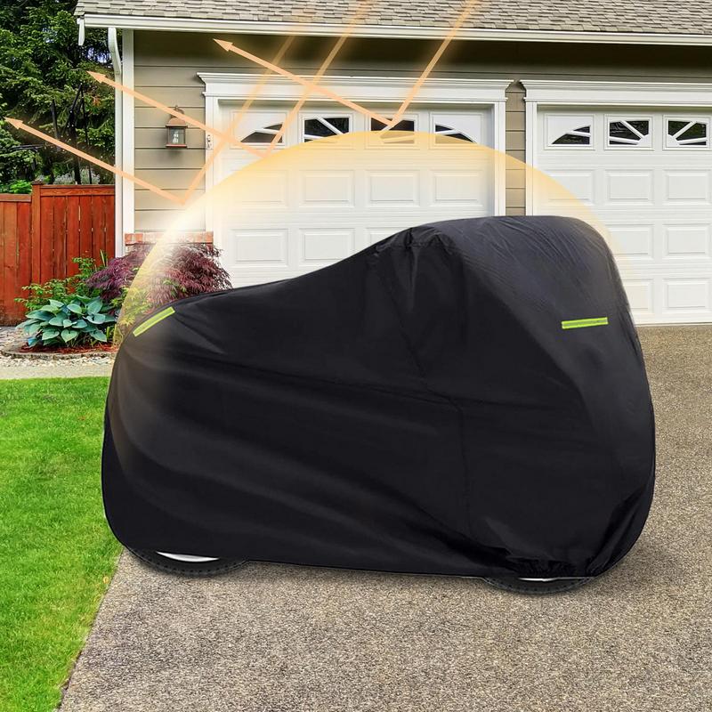 

Heavy Duty Motorcycle Cover Waterproof Motorcycle Sun Cover Night Reflective Powersports Accessories For Vehicle Automotive CHINA