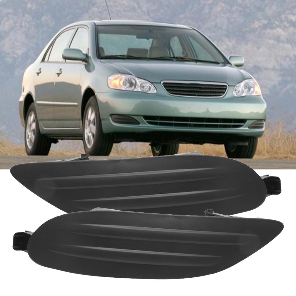 Pair of Front Bumper Fog Light Grille Cover 5212702170 Fits for Toyota Corolla Sedan 05 08