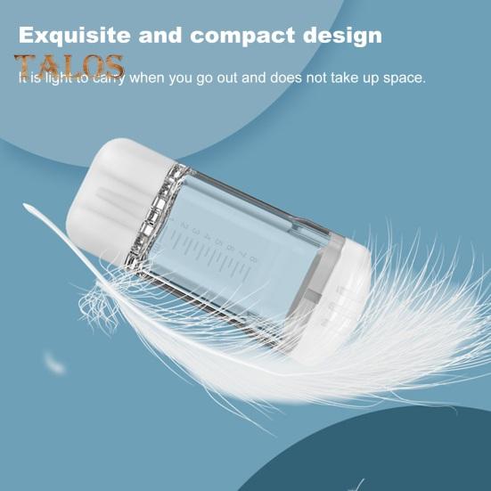 8ML Hair Oil Applicator with Precise Scale Scalp Massage Applicator Comb Clear Portable Hair Serum Oiling Dispenser Brush Hair Root Application Comb