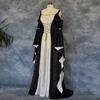 Women Fall Winter  Gothic Retro Floral Print Ball Gowns Gowns Dress