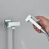 Chrome Handheld Toilet Bidet Faucet Stainless Steel Bidet Shower Hygienic Shower Wall Shower Woman Cleaner Cold Water Only