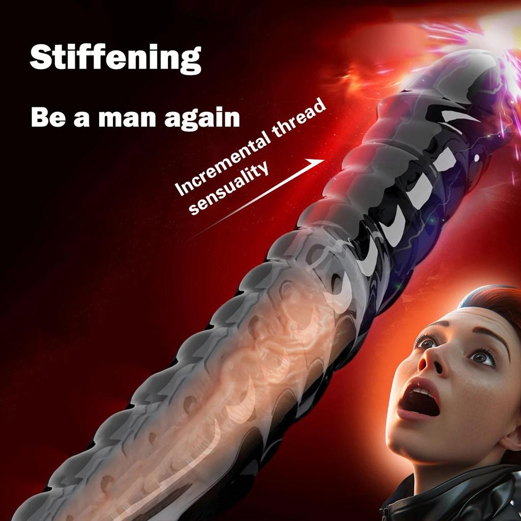 Prodloužení rukávu pro zvětšení penisu Vibrační kroužek na penis Opakovaně použitelné kondomy Sexuální hračky pro muže Vibrace bodu G