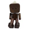 Handmade Shaking Feet Doll Wear Resist Cute Car Wood Ornaments with Clips Funny Wood Desktop Decor for Car Dashboard Decorations
