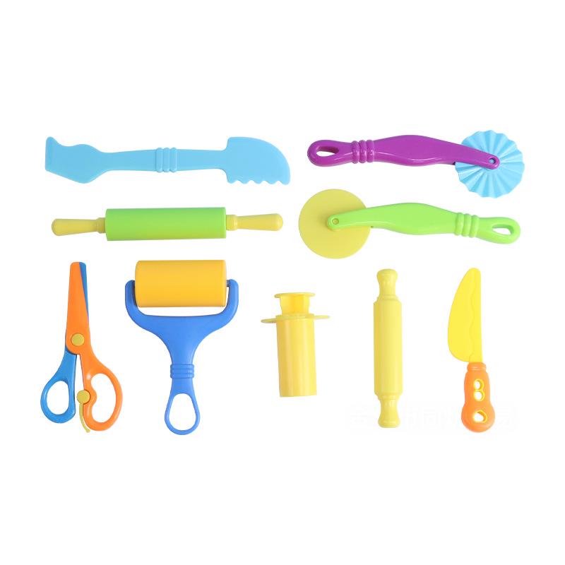 Cross-Border Colorful Clay Molding Tools: Hand-Kneading Roller & Ultra-Light Dough Toys