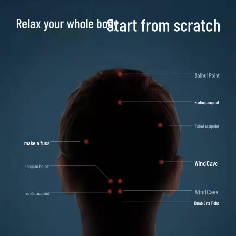 SKG Portable Wet/Dry Head Massager