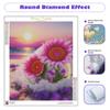 Diamond Painting For Adults Kits Flower Cross Stitch Embroidery Full Round Mosaic Pictures Of Rhinestones For Diy Gift 30x40cm/12x16inch