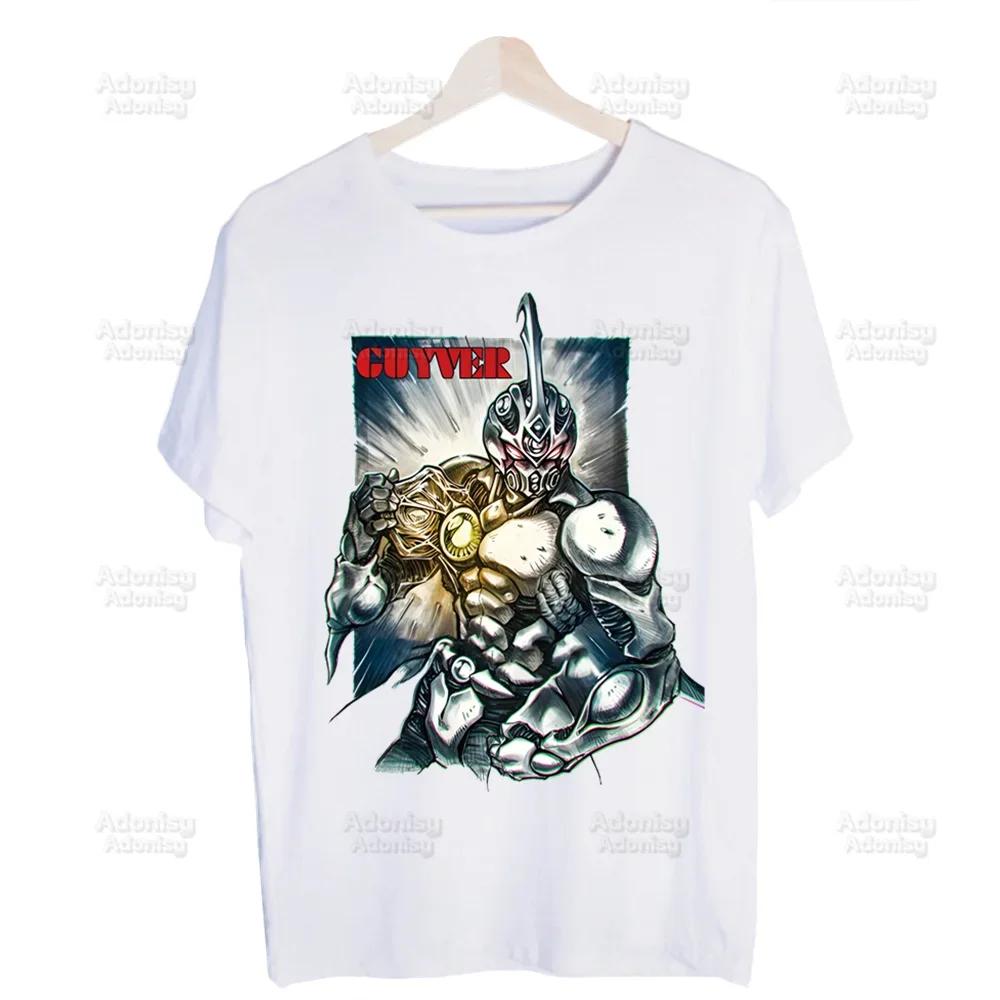 

Guyver Bio Booster Armor Manga Anime Harajuku Men s Tshirt Printed Unisex Short Sleeve T Shirt Casual T-shirt Male Tops 2XL
