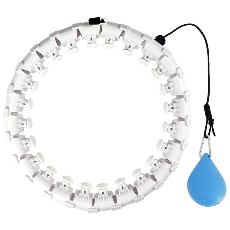 Wearfit Hula Hoop (White)/Smart Hula Hoop/Tummy Exercise