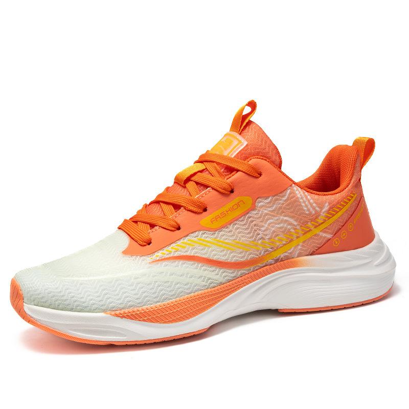 Men's shoes spring and summer new breathable non-smelly feet trendy brand high-end sports shoes men's and women's same breathable mesh running shoes
