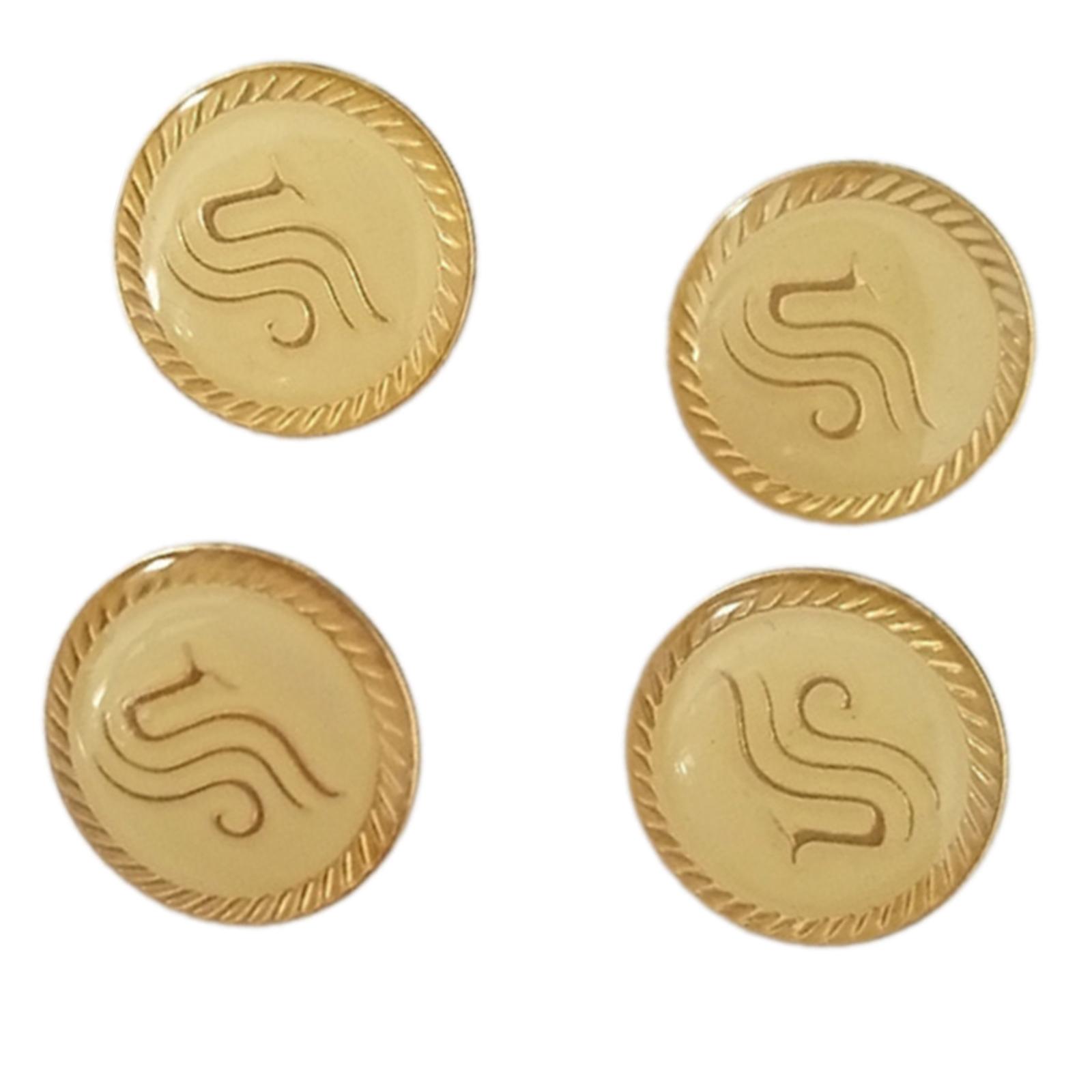 

4 шт. Пуговицы для униформы аэропорта, художественные пуговицы, пуговицы из сплава, пуговицы для одежды, курток, брюк для сотрудников авиакомпаний T4