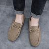 Fashion Work Low-Top Men's Leather Shoes Soft Suede Lightweight Legitimate In Promotion Classic Original Footwear Offer Male Casual Shoe