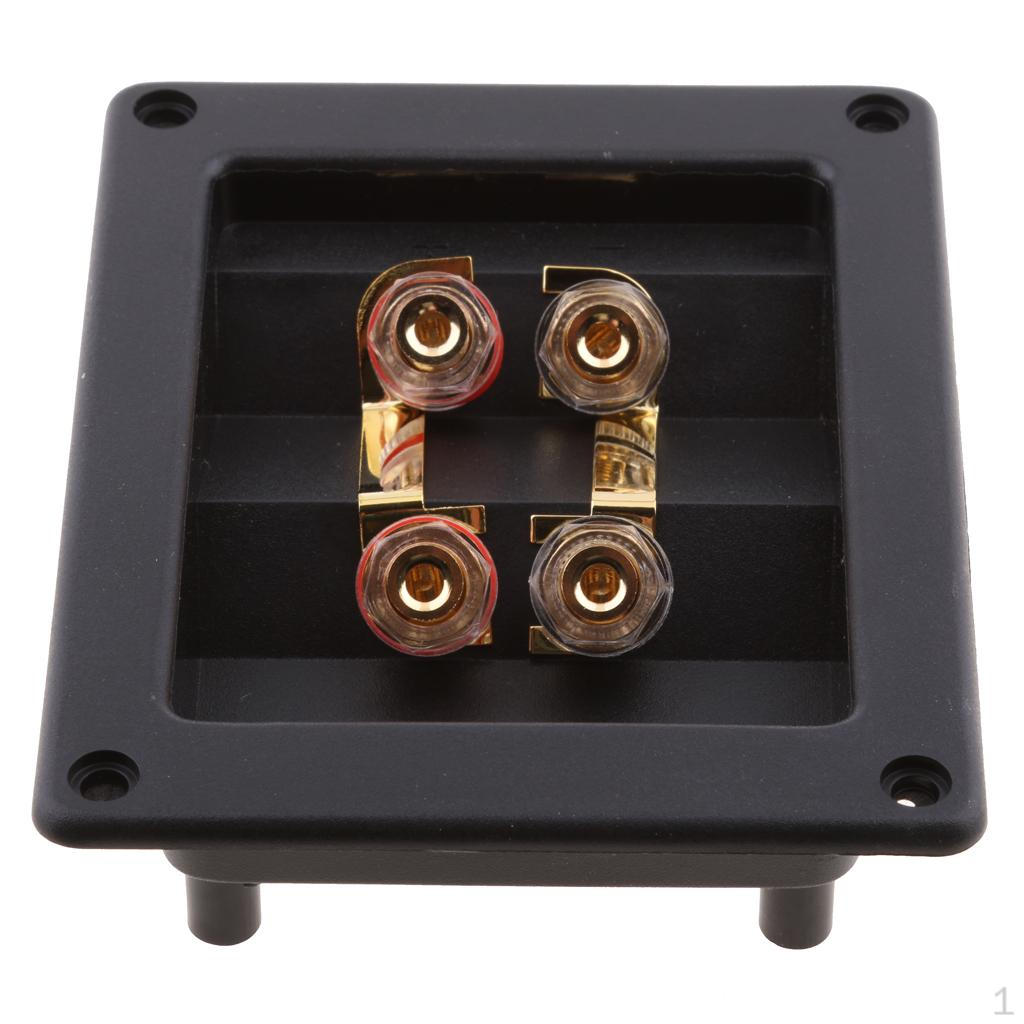 

Heimwerken автомобильный стерео разъем с винтовой чашкой, вилки для сабвуфера, прозрачный терминал для динамика, переплетная стойка