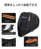 Homwarm Motorcycle Cover, 300D Thick, Waterproof, UV Protection, Anti-Theft, with Storage Bag (4XL, Black)