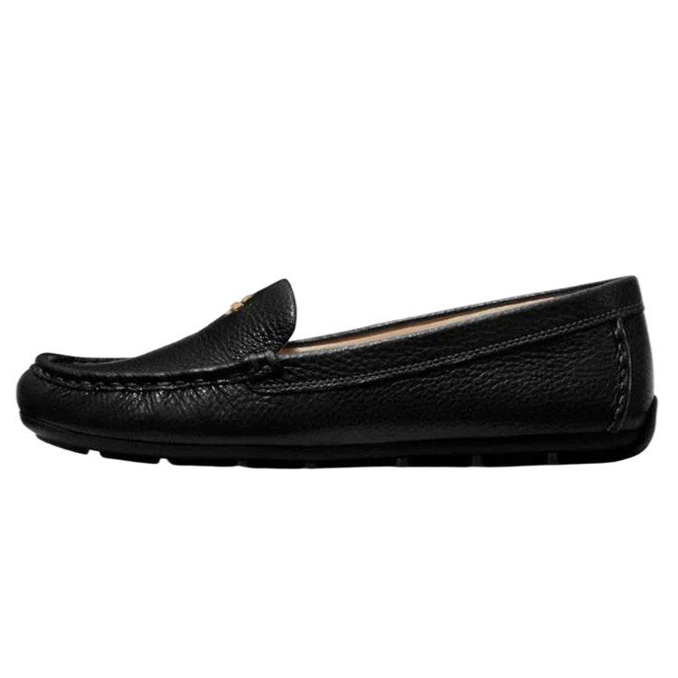 COACH Marley Leather Driver Loafers G4835-BLK