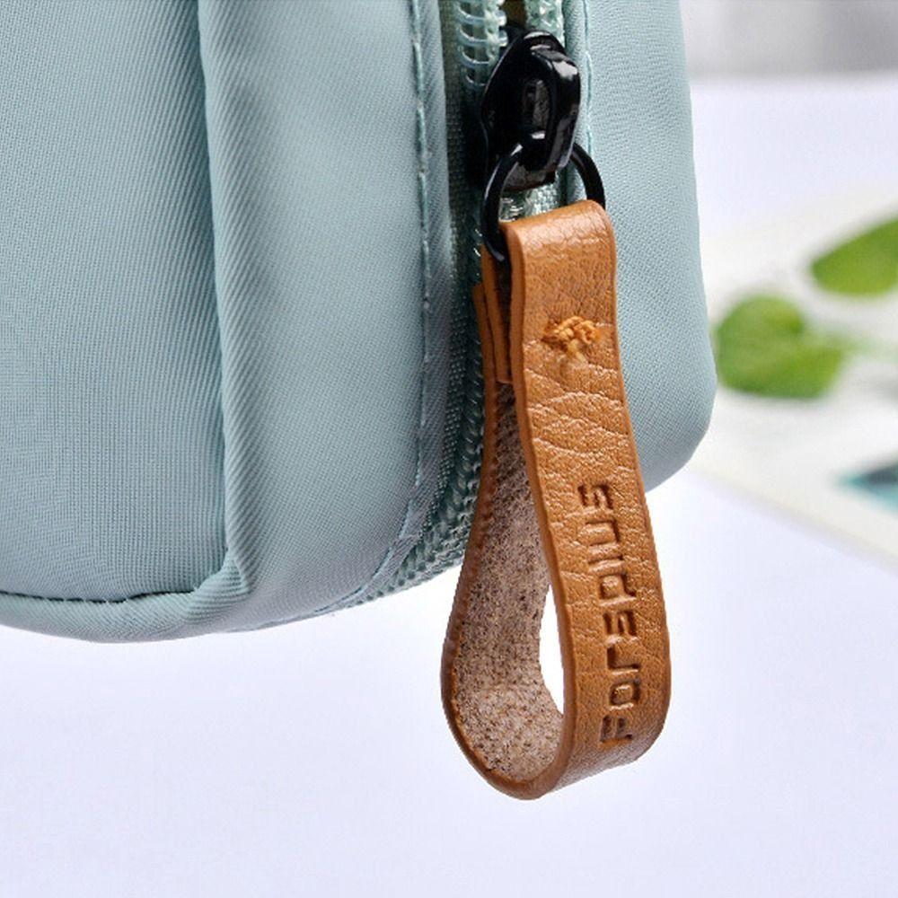 Borsa cosmetica multifunzione alla moda, borsa rossa portatile a bocca piccola, contenitore per la casa, portamonete, casa