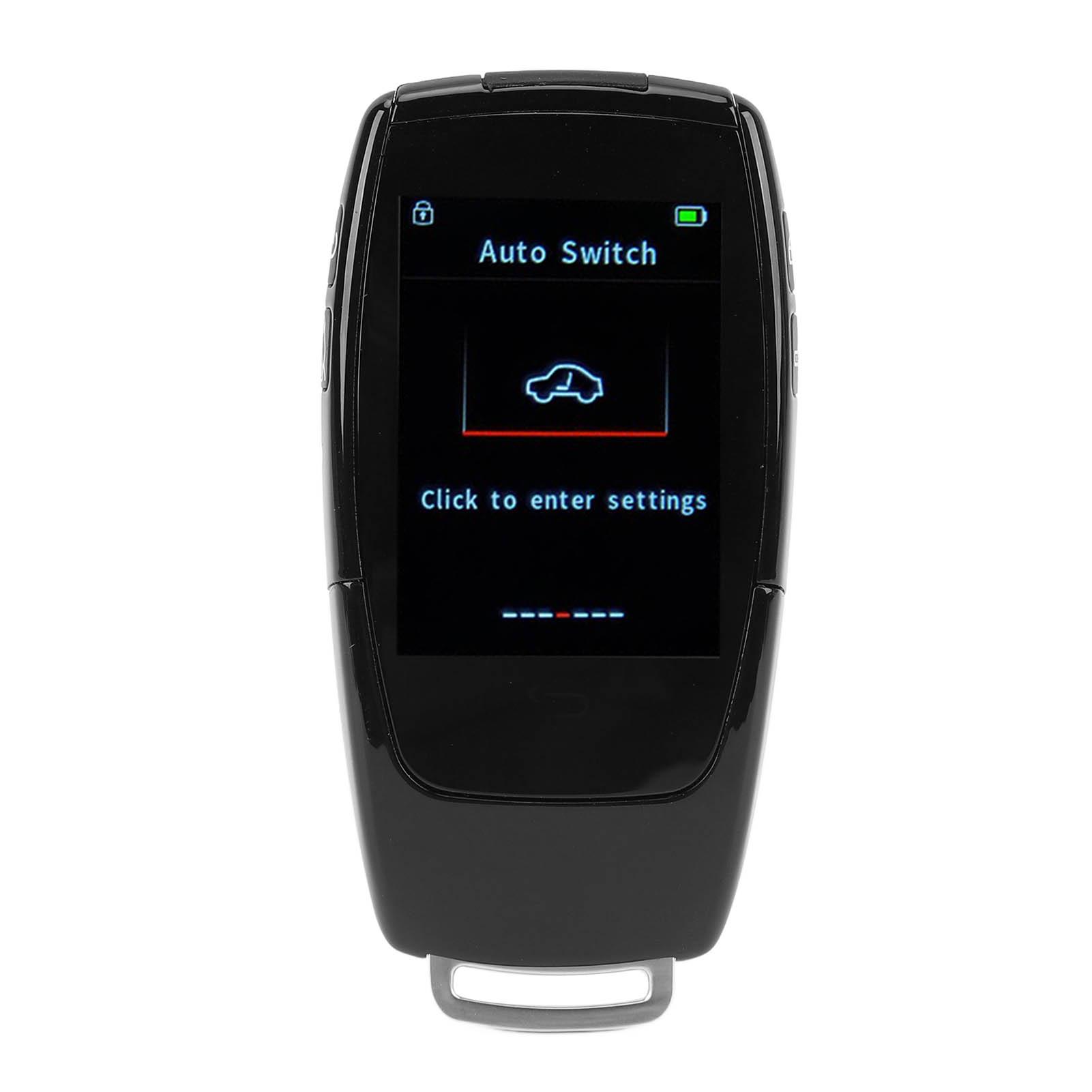 

LCD Screen Smart Key Zinc Alloy Auto Unlock Lock Window Lifting Long Standby Keyless Entry for All One Button Start