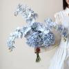 High-Quality Phalaenopsis & Hydrangea Floral Art Ornaments for Living Room Decoration - Artificial Flower Arrangement