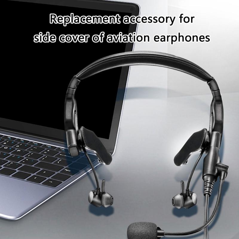 Replacement Ear Cushion for ProFlight Series/ProFlight Series 2 Mic Aviation Headphone Japanese Microphone Accessories