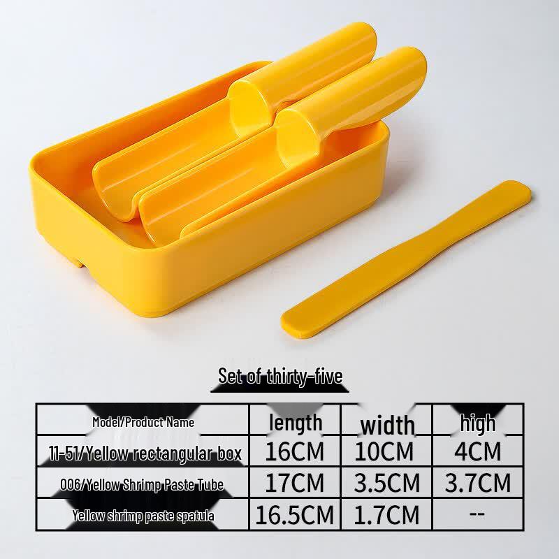 Ruhan Melamine Small Yellow Meatball Maker 4-Piece Set