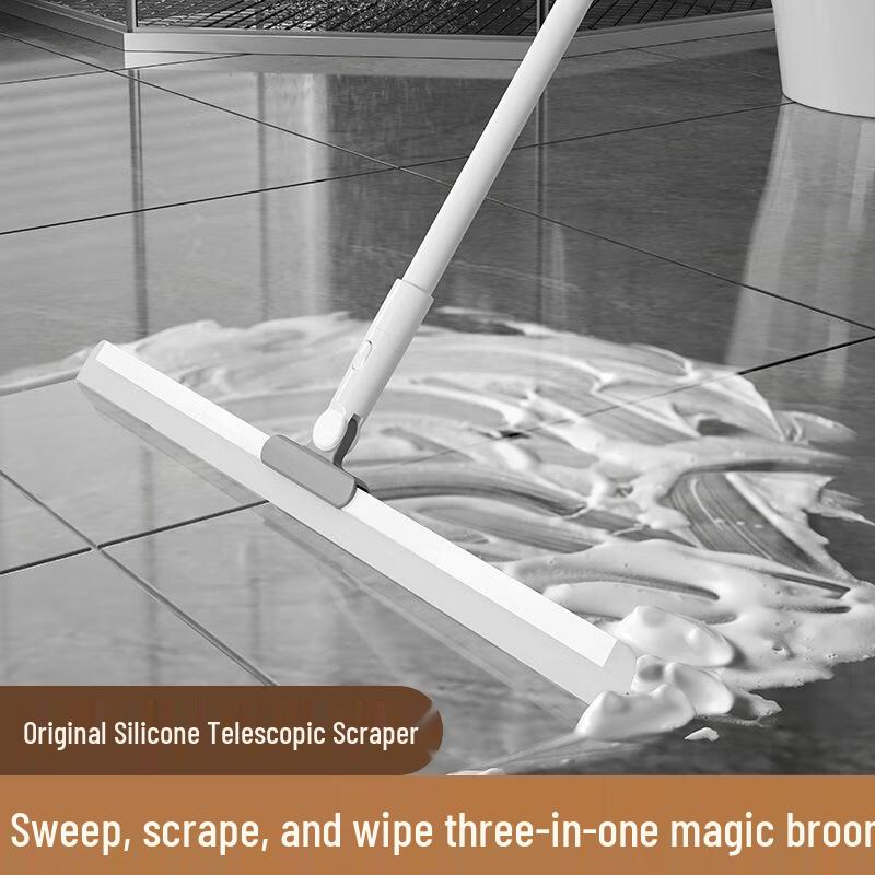 SEE KEAN Multi-Function Silicone Floor Squeegee & Sweeper