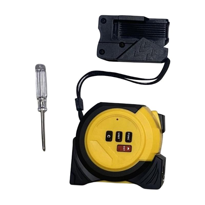 

Tape Measure Digital Rangefinder High Precise with Steel Tape for Construction Builders Accurate Indoor and Outdoor Use